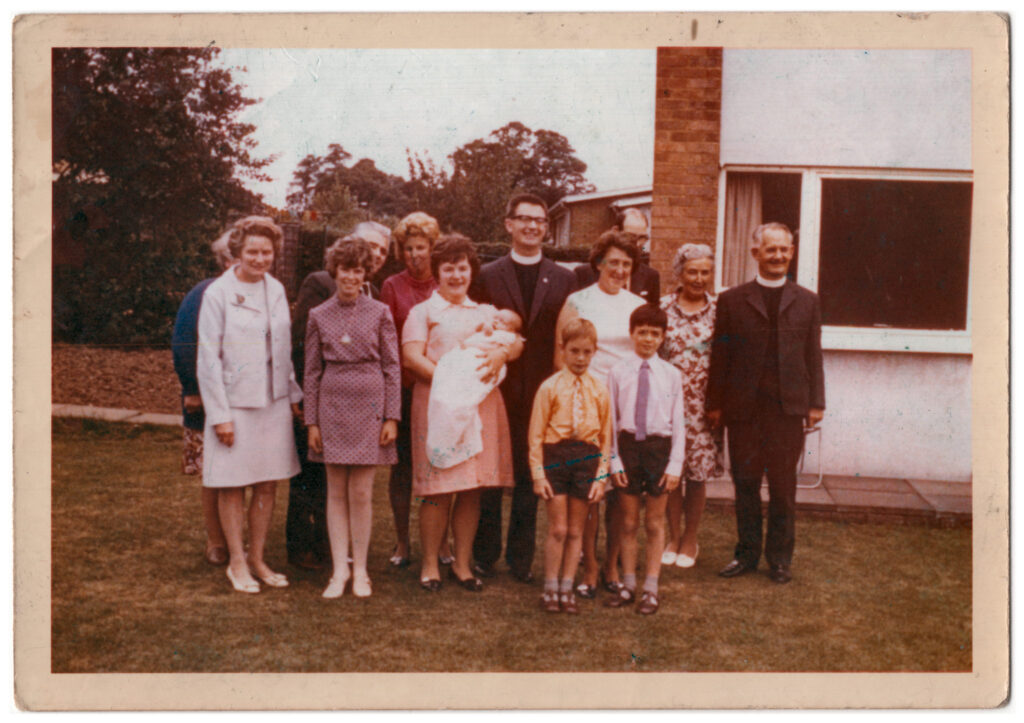 David Pattern's christening (Hatfield 1971)