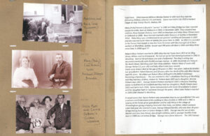 Sample page from the album.