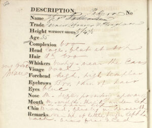 description of convict Thomas Pattern
